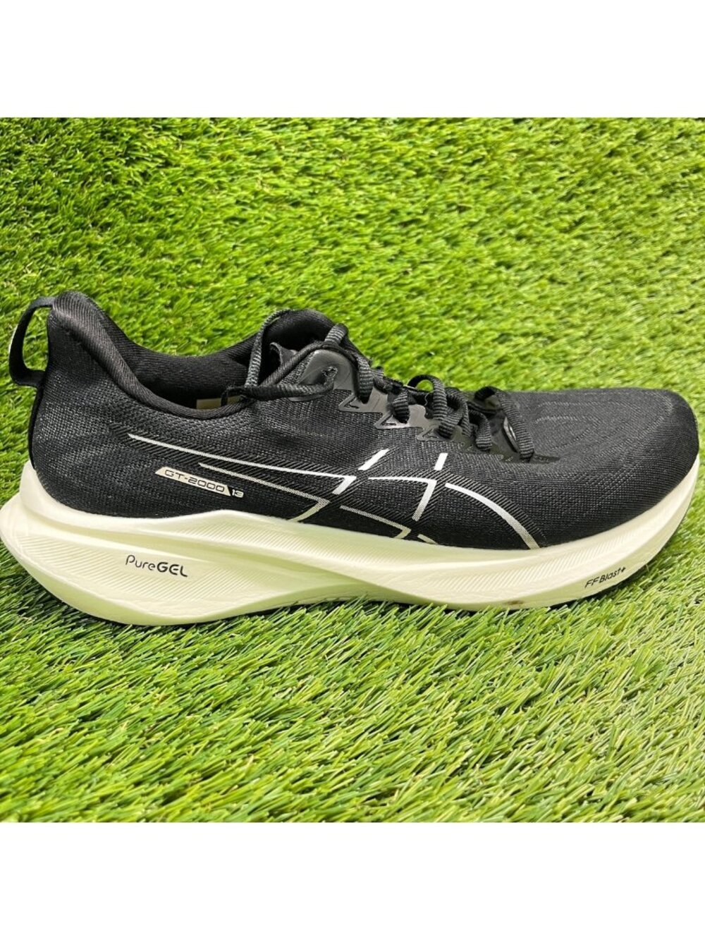 Asics GT-2000 13 Mens Size 10 Black White Athletic Running Shoes Sneakers